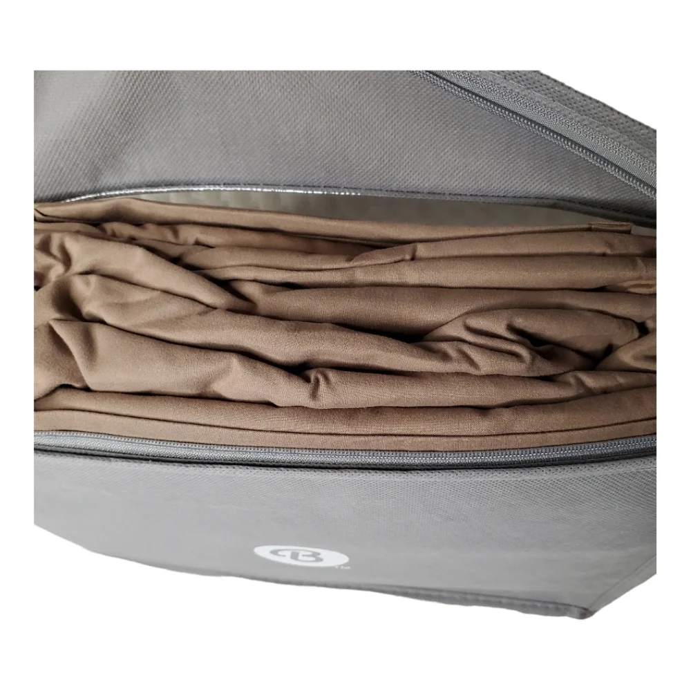 Bare Premium Microfiber Twin XL Sheet Set Brown